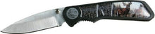 Load image into Gallery viewer, Rivers Edge Lock Blade Buck Doe Knife w/2.5" Stainless Steel Blade & Belt Clip