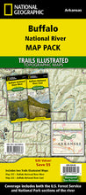 Load image into Gallery viewer, National Geographic Buffalo National River Map Pack Bundle TI01021273B