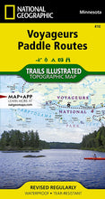 Load image into Gallery viewer, National Geographic Trails Illustrated MN Voyageurs Paddling Routes Topo Map TI00000410