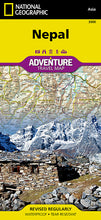 Load image into Gallery viewer, National Geographic Adventure Map Nepal AD00003000