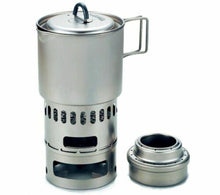 Load image into Gallery viewer, EverTitanium Appalachian Set Stove Pot w/lid Windscreen Cookset ECA268R