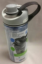 Load image into Gallery viewer, Nalgene Multidrink 20oz Blue Bottle w/Gray Cap BPA-Free Wide/Narrow/Straw Lid