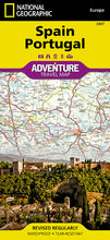 Load image into Gallery viewer, National Geographic Adventure Map Countries of Spain & Portugal Europe AD00003307
