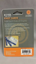 Load image into Gallery viewer, Ultimate Survival UST Knot Tying Cards Durable Waterproof 11 Essential Knots