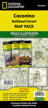 Load image into Gallery viewer, National Geographic Coconino Nat Forest Map Pack Bundle TI01021248B