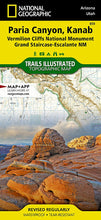 Load image into Gallery viewer, National Geographic Trails Illustrated Utah Paria Canyon, Kanab Trail Map TI00000859