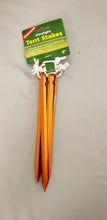 Load image into Gallery viewer, Coghlan's Aluminum Ultralight 9" Tent Stakes / Pegs w/Pull Cords 4-Pack Coghlans