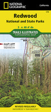 Load image into Gallery viewer, National Geographic Trails Illustrated California Redwood National Park Map TI00000218