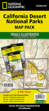 Load image into Gallery viewer, National Geographic CA California Desert Nat'l Parks Map Pack TI01021197B