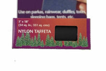 Load image into Gallery viewer, Kenyon K-Tape 3" x 18" Black Taffeta Nylon Adhesive-Backed Repair Tape