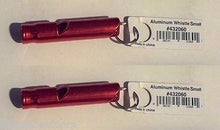 Load image into Gallery viewer, Liberty Mountain Small Aluminum Whistle Red 1-Pack Emergency/Signal/Survival