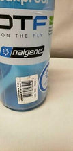 Load image into Gallery viewer, Nalgene On The Fly 24oz Water Bottle Clear Blue w/Glacial Blue OTF Cap--BPA Free
