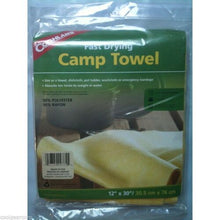 Load image into Gallery viewer, Coghlan's 12x30 Camp Towel Ultralight Dish/Wash Cloth Fast Dry Coghlans 9335