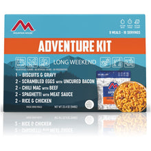 Load image into Gallery viewer, Mountain House Adventure Long Weekend Kit 83607