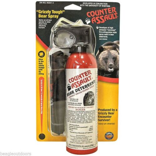 Counter Assault Bear Deterrent 8.1oz with Holster Pepper Spray All Bea