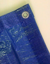 Load image into Gallery viewer, Kotap 5' x 7' UV Resistant Waterproof Blue Poly Tarp w/Grommets & Rope Hem