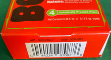 Load image into Gallery viewer, Ben's 30% DEET Wilderness Repellent Travel Wipes 4-Pack xxx
