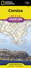 Load image into Gallery viewer, National Geographic Adventure Map Corsica Island France Europe AD00003315