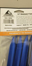 Load image into Gallery viewer, Liberty Mountain Blue Anodized Aluminum 6.7" Y Tent Pegs / Stakes 6-Pack