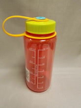 Load image into Gallery viewer, Nalgene Wide Mouth 16oz Loop Top Water Bottle Pomegranate w/Yel. Lid BPA Free
