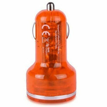 Load image into Gallery viewer, Atomic Micro Blue Dual USB Port Car Charger-2.1A & 1.0A Ports for Phone/Tablet