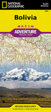 Load image into Gallery viewer, National Geographic Adventure Map Bolivia South America AD00003406
