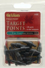 Load image into Gallery viewer, Allen Field Point 21/64'' Target Points 100 Grain 1435 Archery Hunting 12-Pak