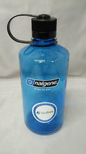 Load image into Gallery viewer, Nalgene Narrow Mouth 32oz BPA Free Tritan Water Bottle Slate Blue w/Black Lid