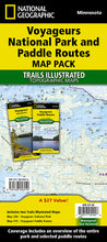 Load image into Gallery viewer, National Geographic MN Voyageurs Nat'l Park Map Pack Bundle TI01021210B