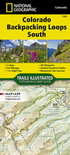 Load image into Gallery viewer, National Geographic TI Colorado Backpack Loops South Topographic Map Guide TI00001305