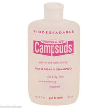 Load image into Gallery viewer, Sierra Dawn Campsuds Camp Soap 8oz Biodegradable Bath / Shampoo Peppermint