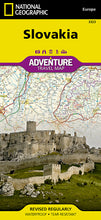 Load image into Gallery viewer, National Geographic Adventure Map Slovakia Europe AD00003323