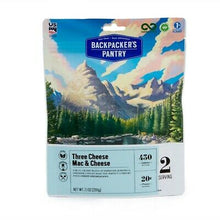 Load image into Gallery viewer, Backpacker's Pantry Three Cheese Mac & Cheese 2-Serving Freeze Dried Camp Food