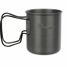 Load image into Gallery viewer, Olicamp Space Saver Mug HA Aluminum Travel Cup 24 fl oz w/Black Folding Handles