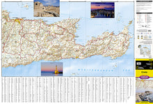 Load image into Gallery viewer, National Geographic Adventure Map Island of Crete Greece Europe AD00003317