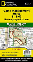 Load image into Gallery viewer, National Geographic CO Uncompahgre Plateau GMU Map Pack Bundle TI1021180B