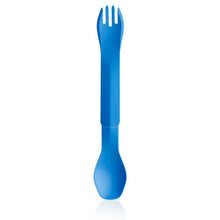 Load image into Gallery viewer, Humangear GoBites Duo Spoon/Fork Combo Utensil Blue - Sturdy BPA-Free Nylon