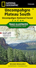 Load image into Gallery viewer, National Geographic Uncompahgre Nat Forest Map Pack Bundle TI01021253B