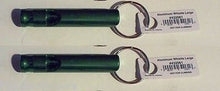 Load image into Gallery viewer, Liberty Mountain Large Aluminum Whistle Green 1-Pack Emergency/Signal/Survival