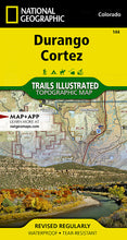 Load image into Gallery viewer, National Geographic Trails Illustrated Colorado Durango Cortez Topo Map TI00000144