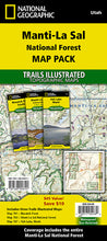 Load image into Gallery viewer, National Geographic Manti-La Sal Nat Forest Map Pack Bundle TI01021252B