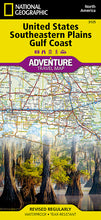 Load image into Gallery viewer, National Geographic Adventure Map US Southeastern Plains & Gulf Coast AD00003125