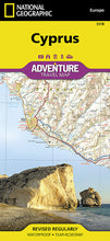 Load image into Gallery viewer, National Geographic Adventure Map Island of Cyprus Europe AD00003318