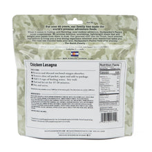 Load image into Gallery viewer, Backpacker's Pantry Chicken Lasagna 1-Serving Pouch