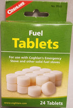 Load image into Gallery viewer, Coghlan's Solid Fuel Hexamine Tablets 24-Pack for Backpacking / Emergency Stove