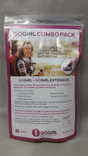 Load image into Gallery viewer, GoGirl Female Urination Device & 12" Extension Tube Combo Pack Pink GG-PL-PK-6
