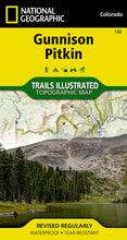 Load image into Gallery viewer, National Geographic Trails Illustrated Colorado Gunnison Pitkin Topo Map TI00000132