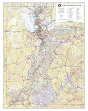Load image into Gallery viewer, National Geographic Benchmark Utah UT Recreation Map BE0BENUTRM