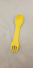 Load image into Gallery viewer, Humangear GoBites Uno Spoon/Fork Combo Utensil Yellow OEM - Sturdy BPA-Free