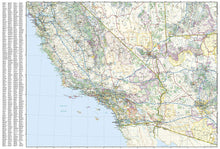 Load image into Gallery viewer, National Geographic US California Nevada Adventure Travel Map